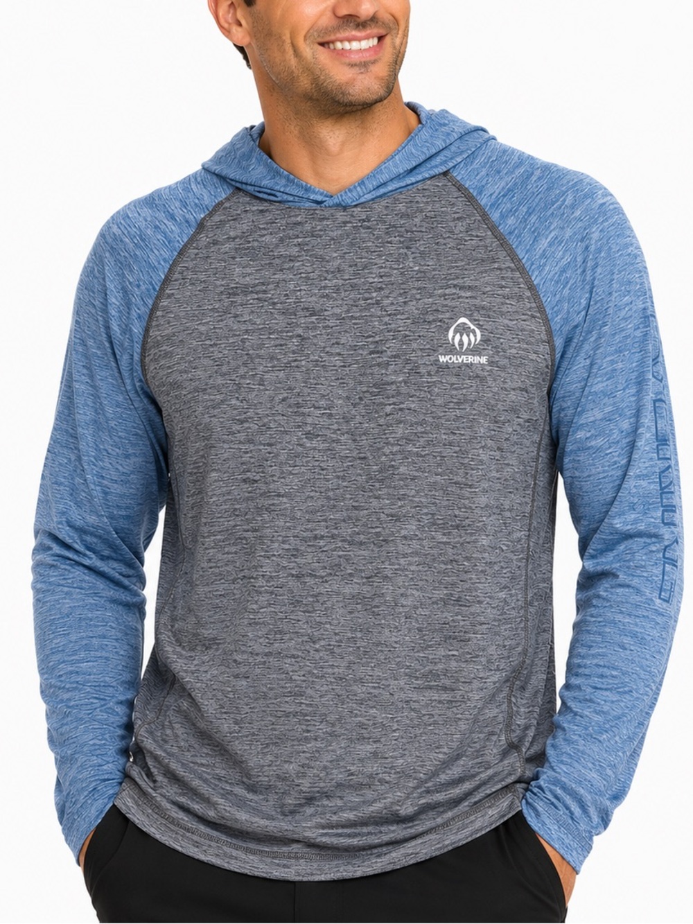 Wolverine UPF 50+ Hooded Performance Sun Hoodie NWT